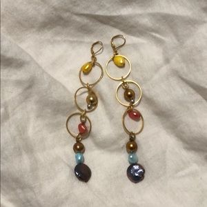 Anthropologie rainbow earrings